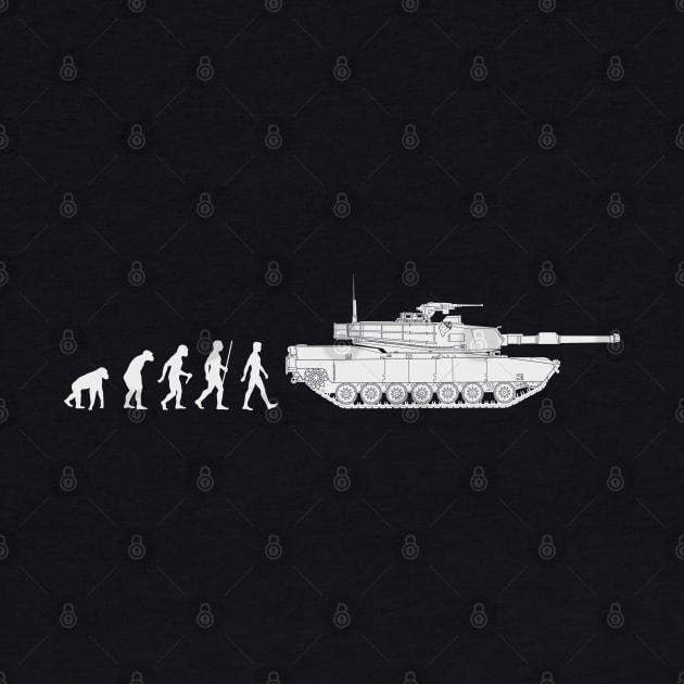 Humorous design Evolution and the M1 Abrams tank by FAawRay